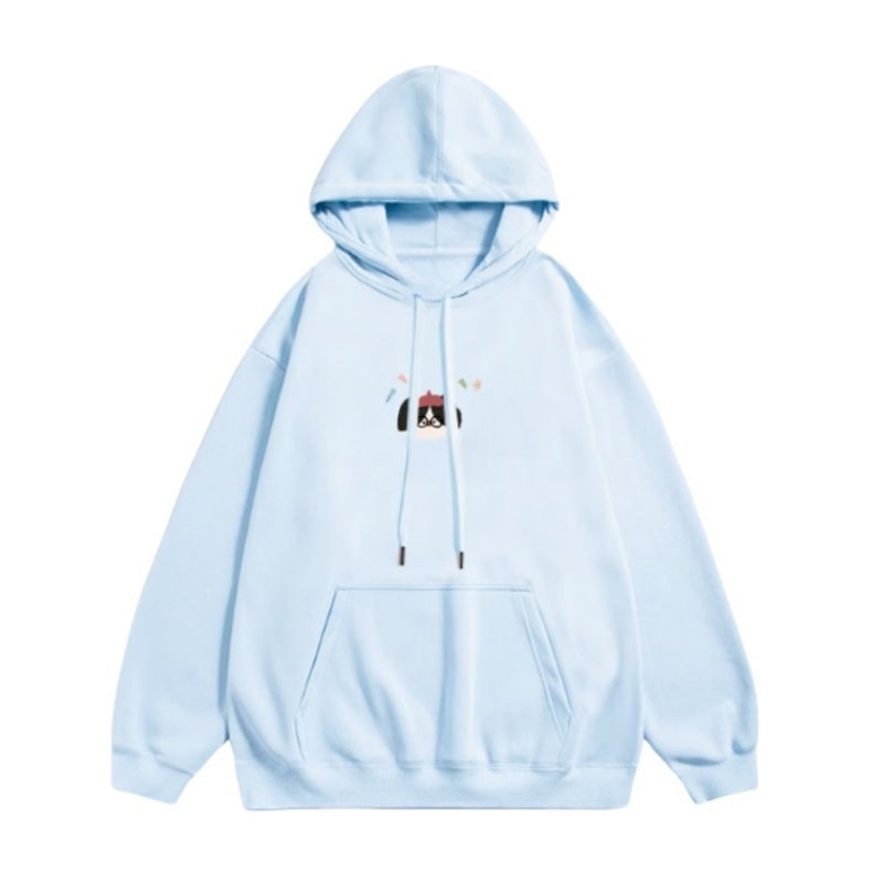 Cute & Comfy Blue Cartoon Hoodie